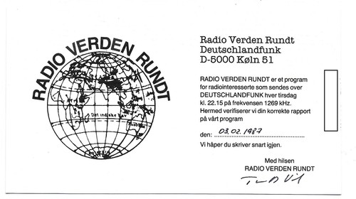 Qsl radio verden rundt - qsl,