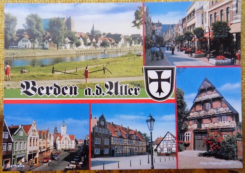 Cartolina verden aller - cartolina,