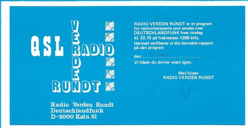 Qsl radio verden - radio,