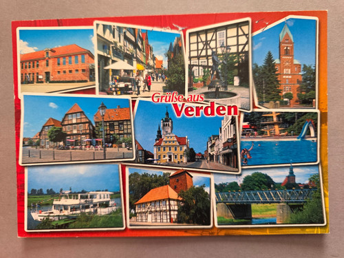 Cartolina postale verden - cartolina,