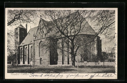 Cartolina verden aller - cartolina, /
