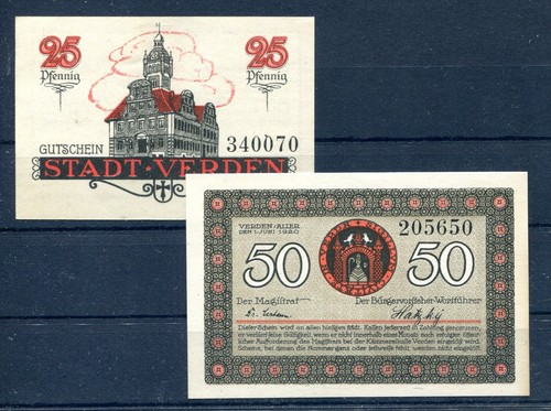 Verden 50 pfennig - 25, e