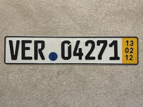 Genuine used german number - used,
