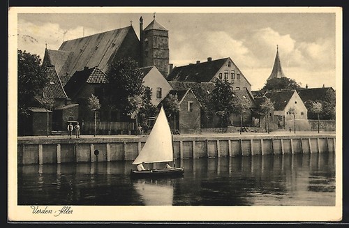 Cartolina verden aller - cartolina,