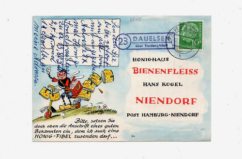 Verden dauelsen cartolina 1959 - dauelsen,